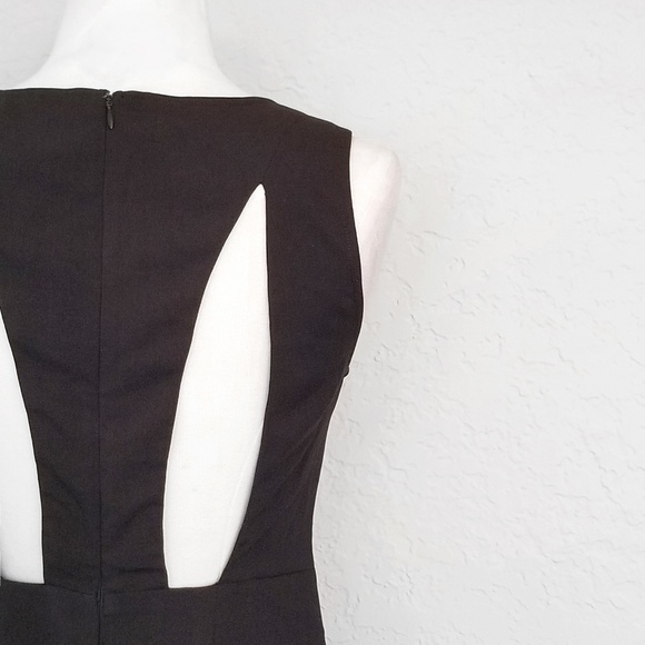 Ark & Co ARKnCo Fitted Black Cut Out Dress M - Picture 3 of 3